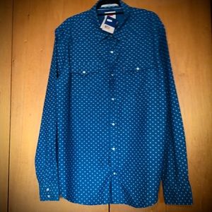 Mens Casual Levi’s Indigo Shirt XXL - NWT